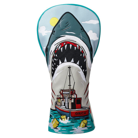 rsvlts-jaws-driver-headcover-jaws-50th-anniversary-ship-vs-shark-driver-headcover-jaws-50th-anniversary-ship-vs-shark-driver-headcover